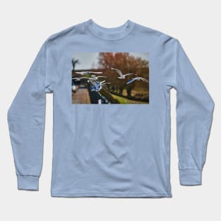 Sitting on the fence Long Sleeve T-Shirt